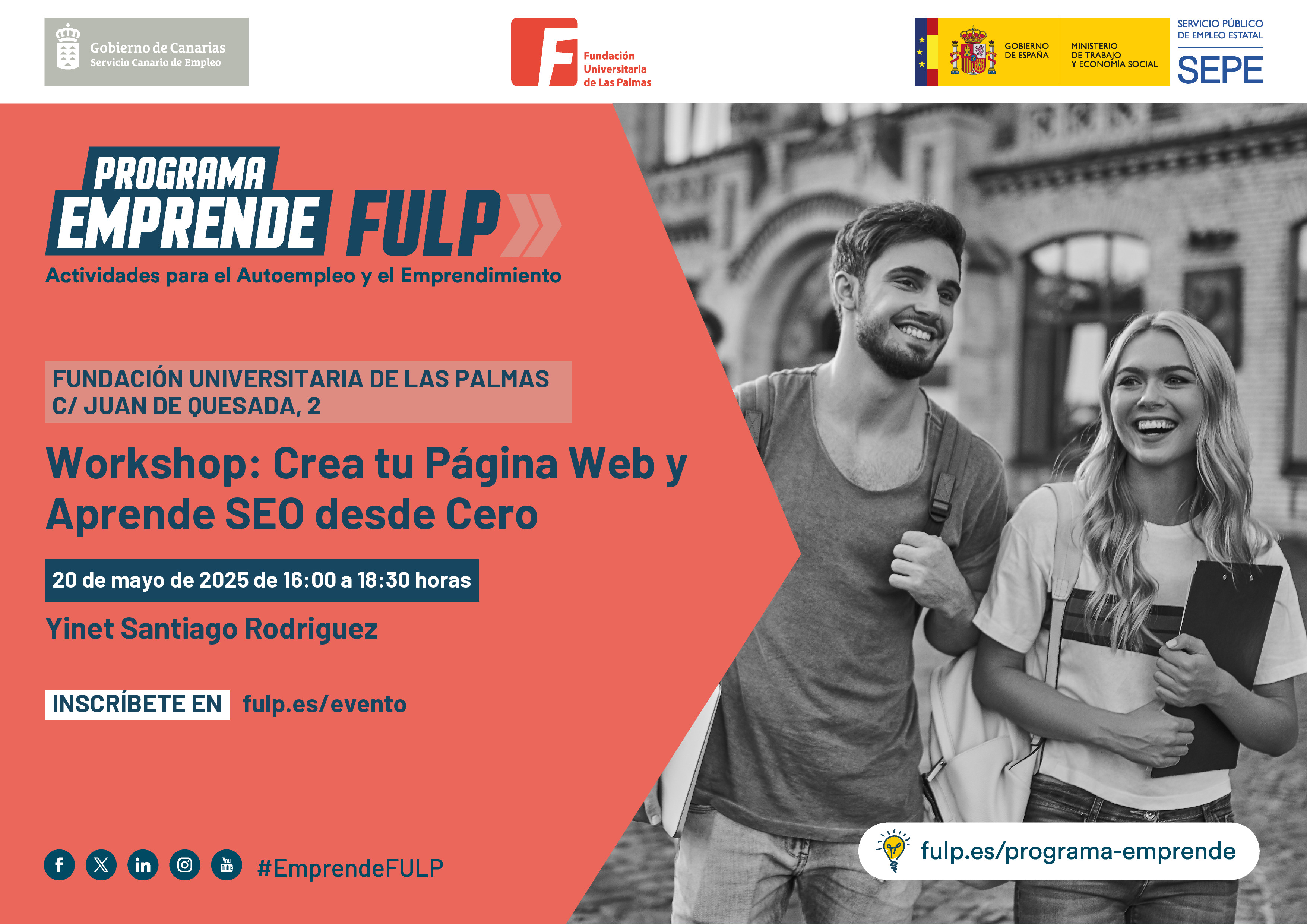 Workshop: Crea tu Página Web y Aprende SEO desde Cero