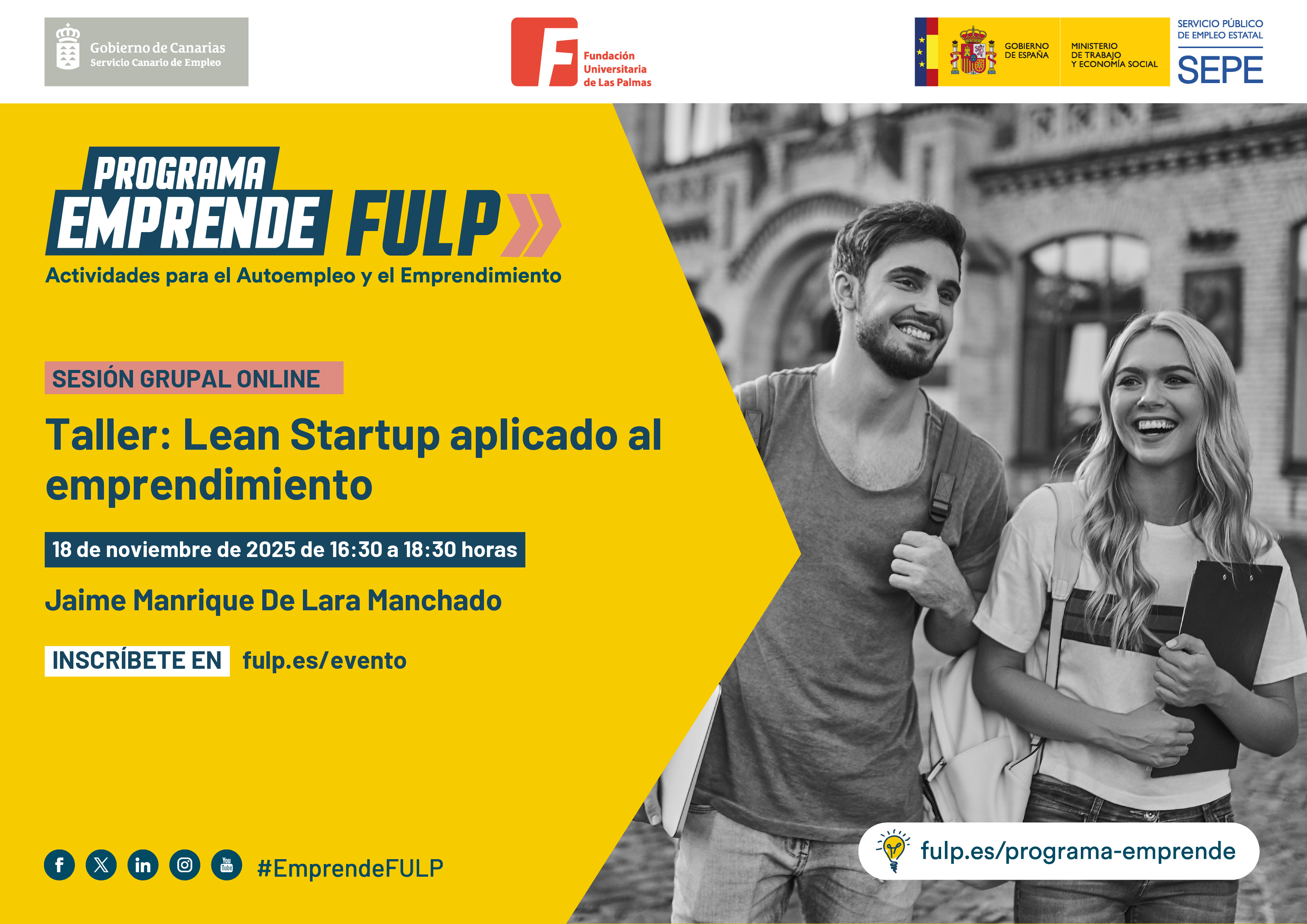 Taller: Lean Startup aplicado al emprendimiento