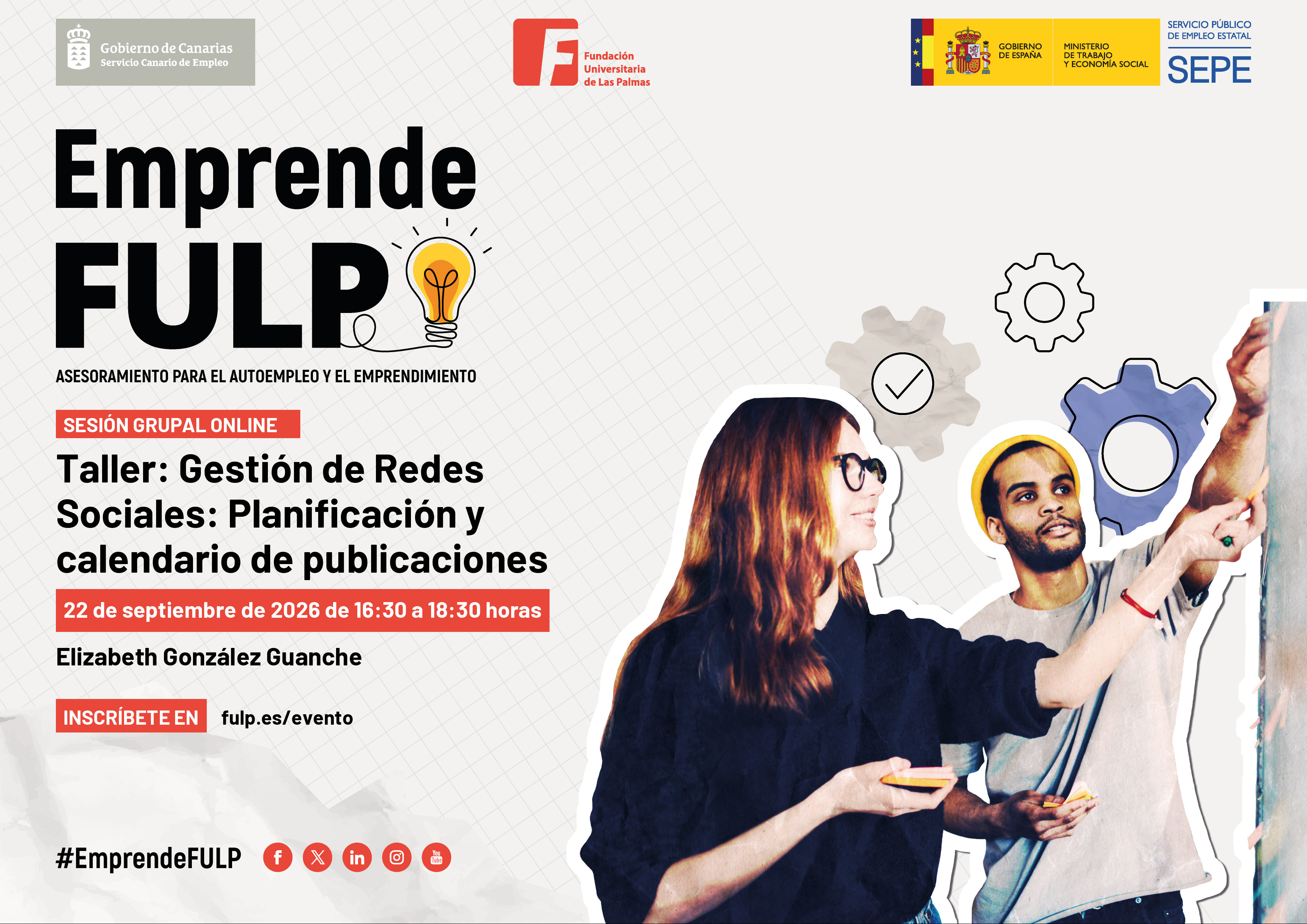 Taller: Gestión de Redes Sociales: Planificación y calendario de publicaciones