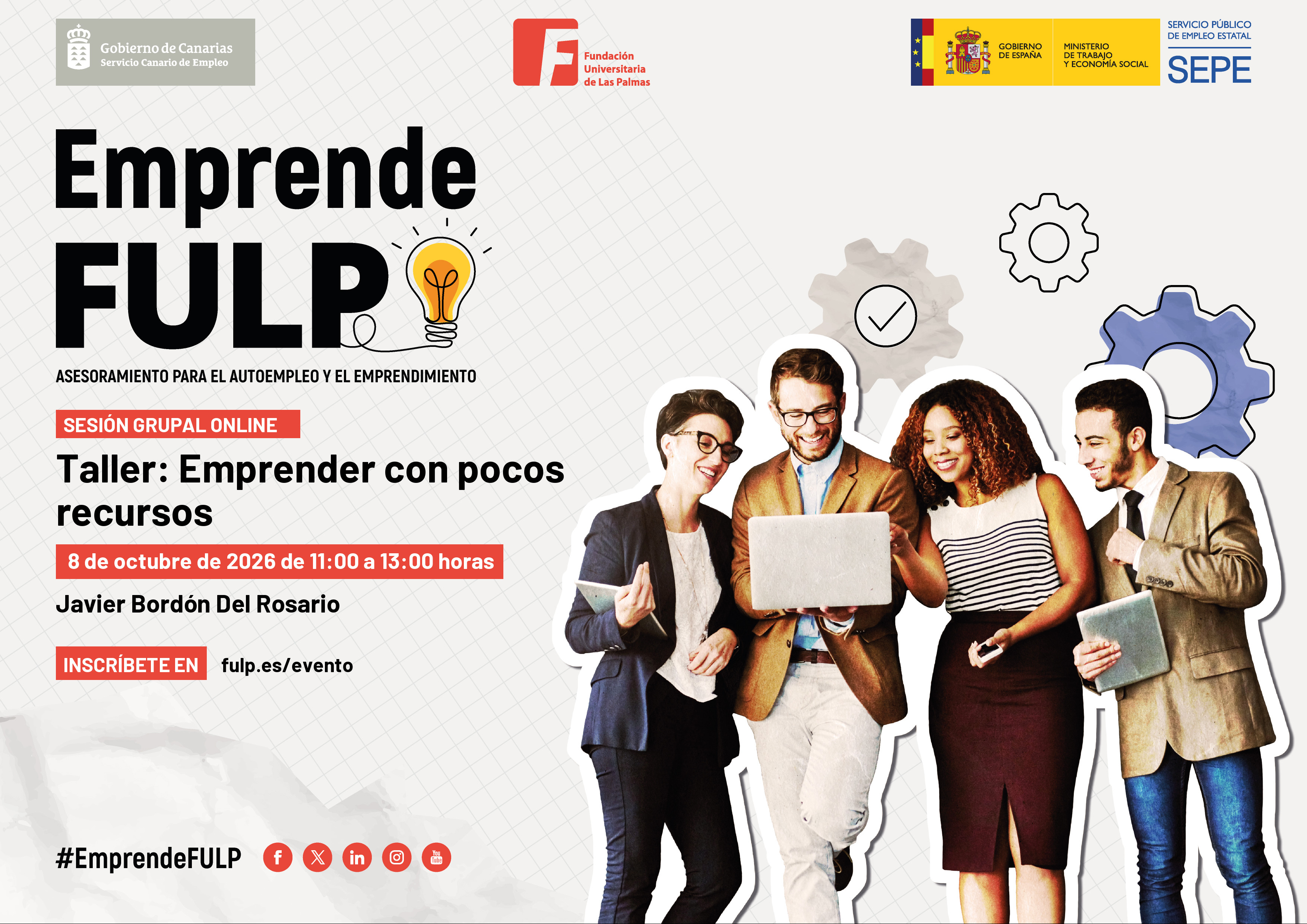 Taller: Emprender con pocos recursos